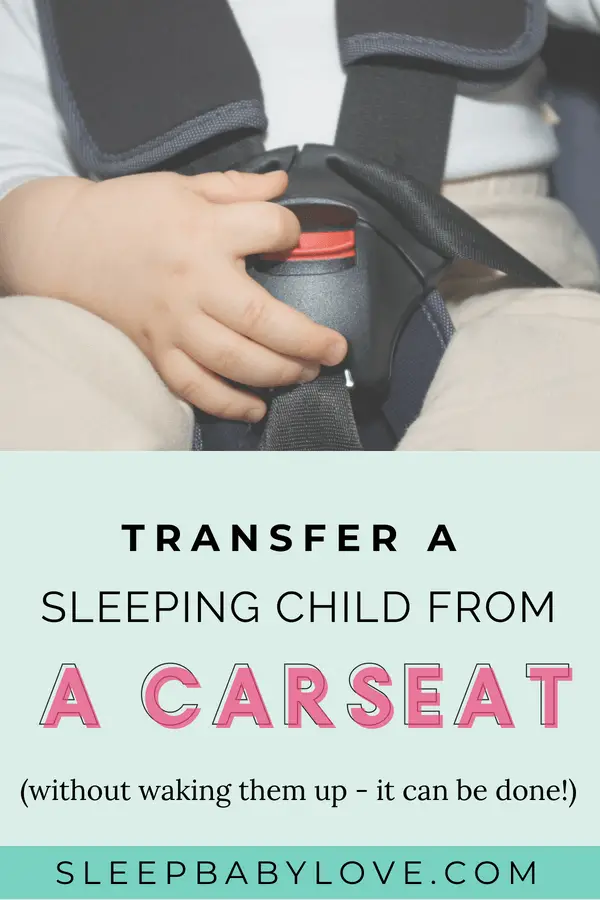 Have you ever tried to move your sleeping child from a carseat without waking them up? It probably ended in an epic fail, am I right? Click through to learn from my mistakes - how to successfully transfer your sleeping from the car seat to a bed AND how you can get your child to not fall asleep in the car! toddler sleep | child won’t sleep | #sleepbabylove #sleeptips #toddlersleep #toddler #toddlerlife #preschool