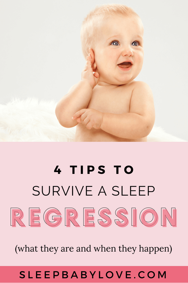Sometimes we find that if our child is going through a sleep regression (or a period of sucky sleep) it could be due to developmental changes, or sometimes it's because of poor sleep habits rearing its ugly head! Click through to learn these 4 essential sleep regression tips to soothe your baby and help them get back to sleep! baby sleep tips | how to get your baby to sleep | parenting | newborn sleep #sleepbabylove #sleeptips #sleep #parenting #newmom #babysleep