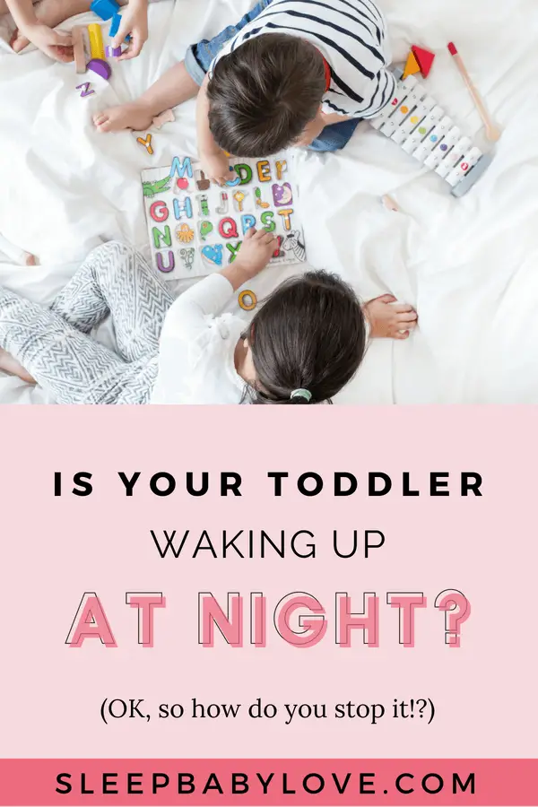Oh no! Your child who was once a great sleeper, is starting to wake up. What do you do when your toddler is waking up in the middle of the night? Click through to learn these 7 essential tips to get your toddler back to bed, and stay there! toddler sleep | child won’t sleep | toddler tips | toddler sleep tips #sleepbabylove #sleeptips #toddlersleep #toddler #toddlerlife #preschool