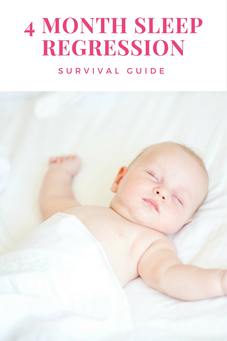 The 4 Month Sleep Regression is the first sleep snafu where sleep goes from not great to awful! Your baby may be up all night, taking short naps or taking forever to fall asleep! This survival guide is for you!