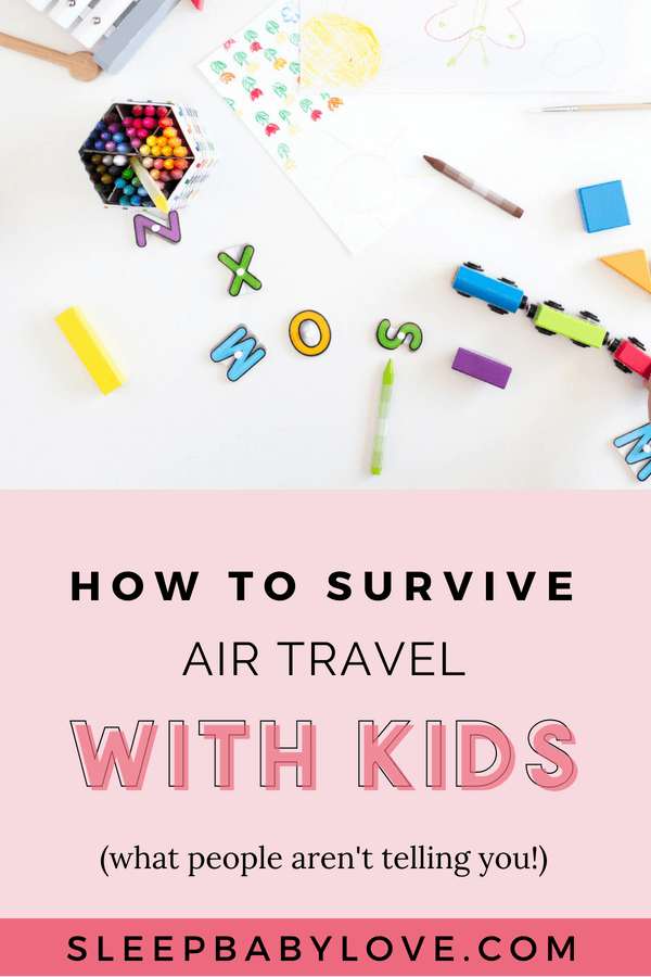 Have you ever been scared or fearful of getting ready to travel with your kids? The idea of a little rest, relaxation, and ditching the cold is great in theory, but then the reality sets in. Bring on the panic! Click through for my top 5 air travel tips for the whole family! Family travel tips | travel with kids | air travel | family vacation tips | tips for a family vacation #sleepbabylove #familytravel #familyvacation