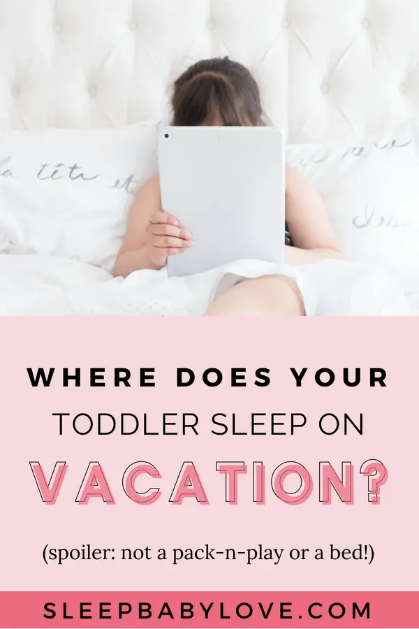 Is your toddler a bit to handle on vacations? Do they refuse to sleep in the pack-n-play or bed? This one truck worked with my toddler and I know it will help with yours, too! Click through to learn my secret on how I got my toddler to sleep on vacations! Preschool tips | preschooler sleep | toddler tips | toddler sleep tips | family vacations | parenting #sleepbabylove #sleeptips #sleep #parenting #preschooler #toddler #familyvacations