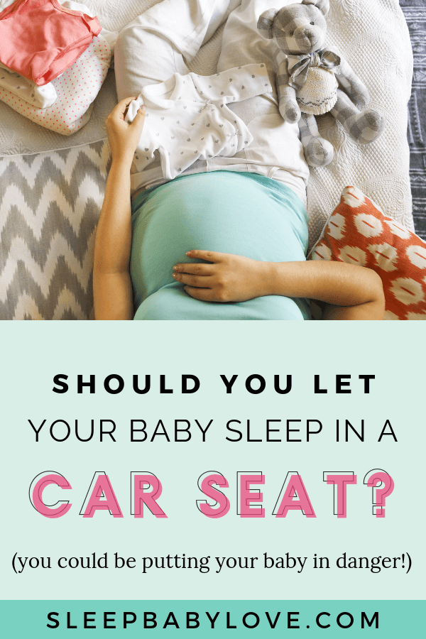 When a baby falls asleep in the car, many parents will bring the car seat into the house and let the baby finish their nap in the car seat. But did you know you could be putting your baby in danger? Click-through to learn more about the leading cause of death for infants! Parenting tips | baby sleep tips | baby safety | car seat safety | newborn sleep | sleep training #sleepbabylove #sleeptips #sleep #parenting #newmom #babysleep #newborn #sleeptraining